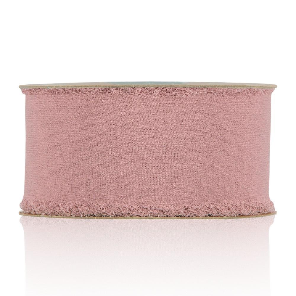 NASTRO CHIFFON MM50X10MT ROSA ANTICO